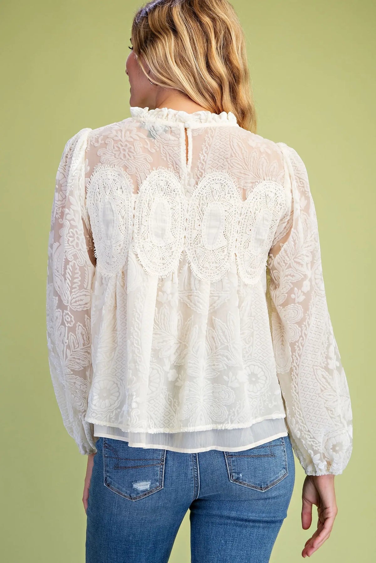 Velvet Lace Top