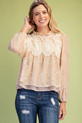 Velvet Lace Top