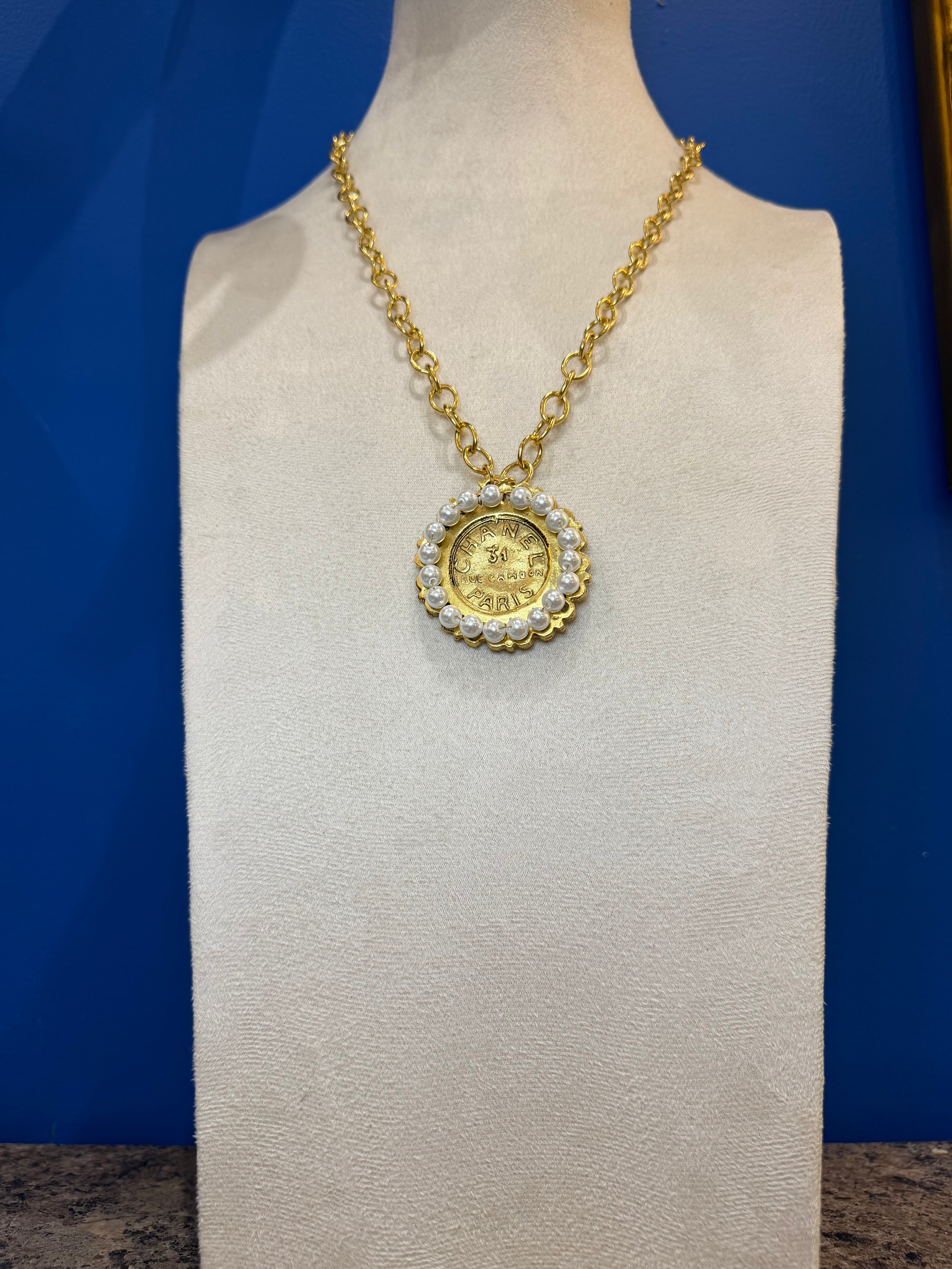 Chanel Pearl Necklace 24"