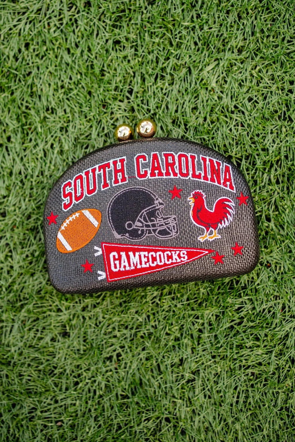 Gamecocks Embroidered Clutch